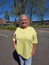 Sweat Shirt Dolce Vita Geel t/m 48
