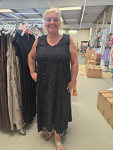 Jurk Vegan Zwart t/m 48