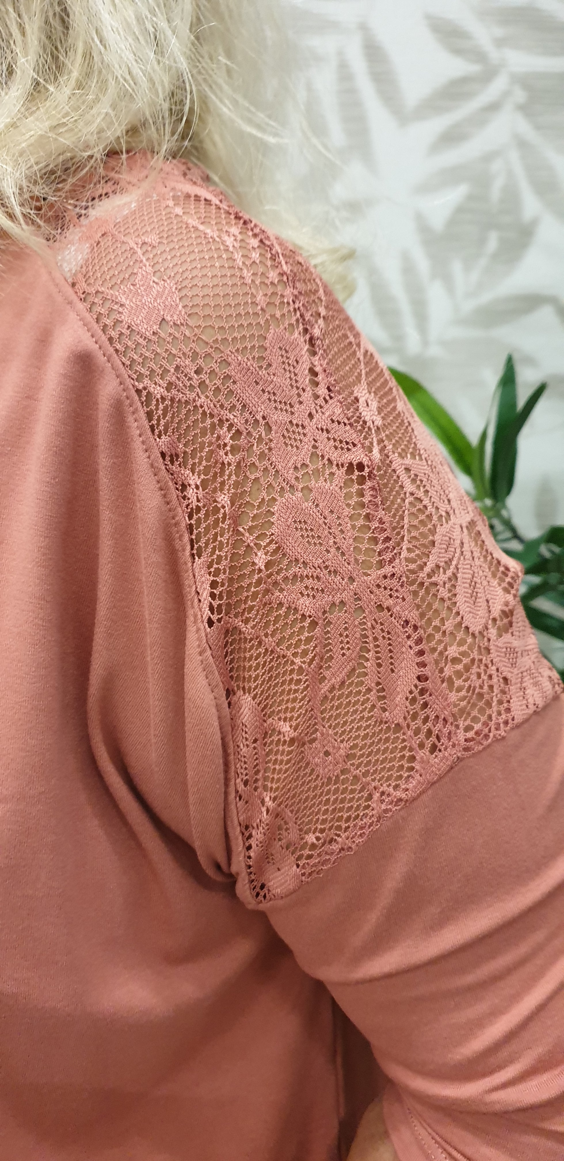 Shirt Carcarma 3/4 Lace Cayon rose t/m 54