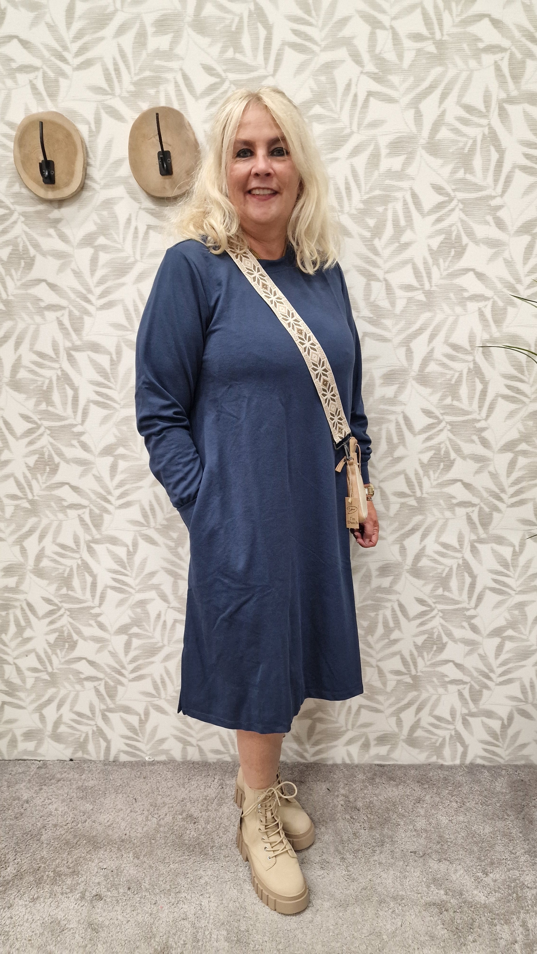 A- Shape Dress Carcaia Dress Blue