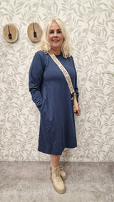 A- Shape Dress Carcaia Dress Blue