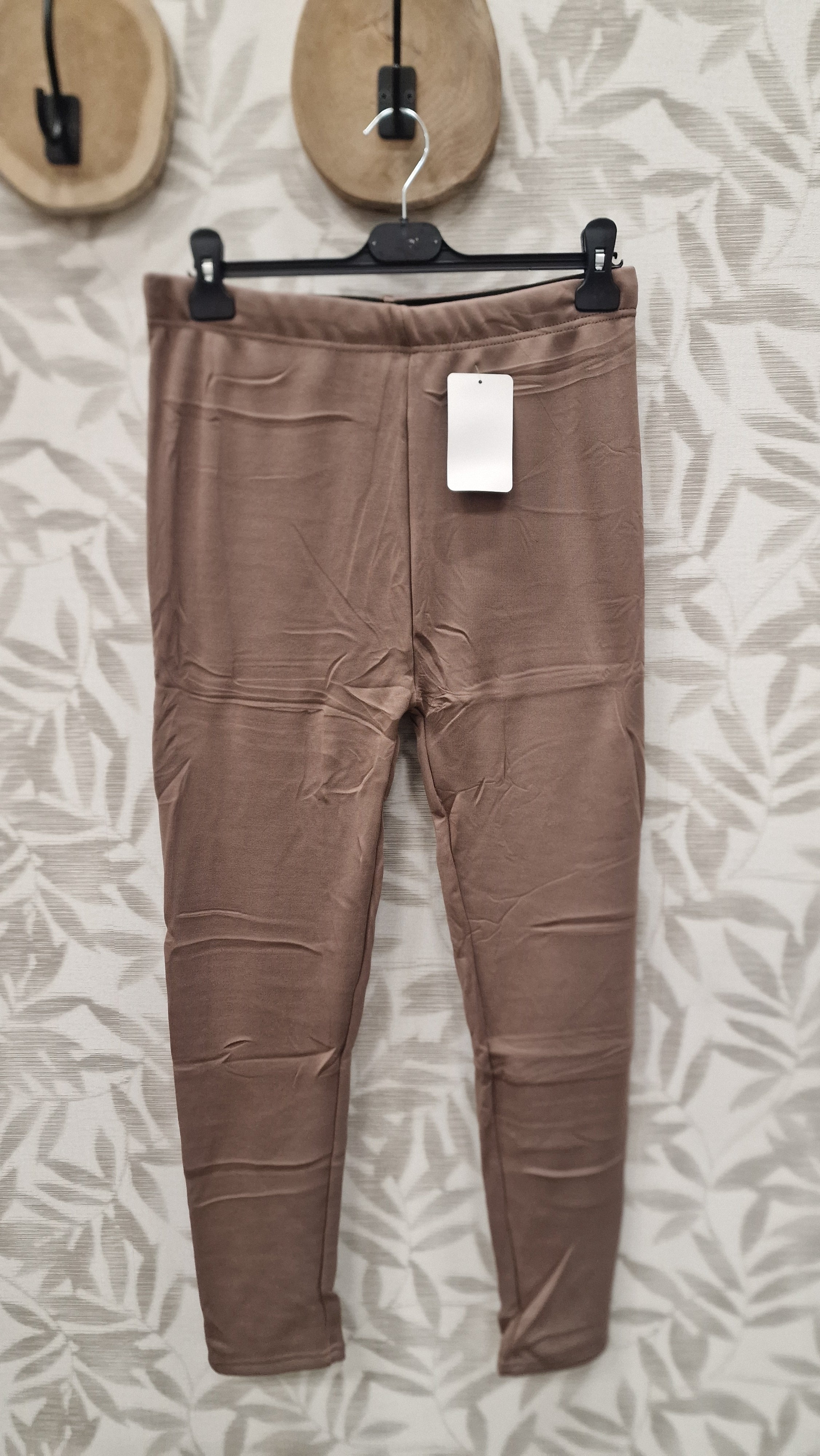 Fleece Legging Taupe t/m 48