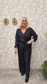 Jumpsuit Carsafari LS Zwart t/m 54