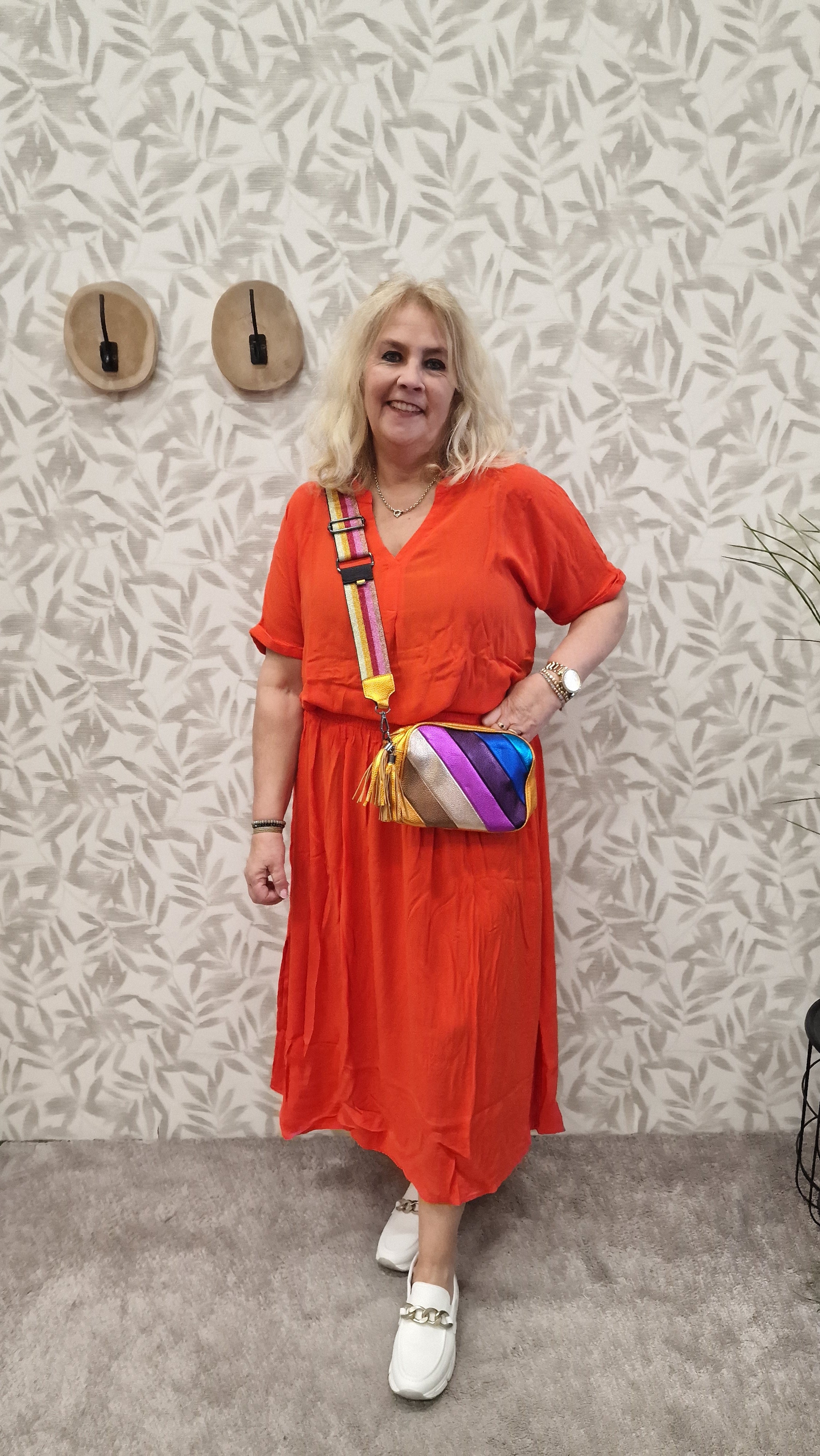 Smock rok Cartilde Red Alert