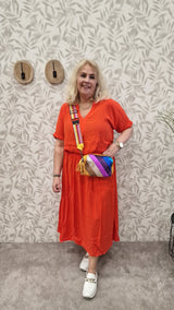 Smock rok Cartilde Red Alert
