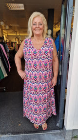 Calf Dress Carmenlie print Summer