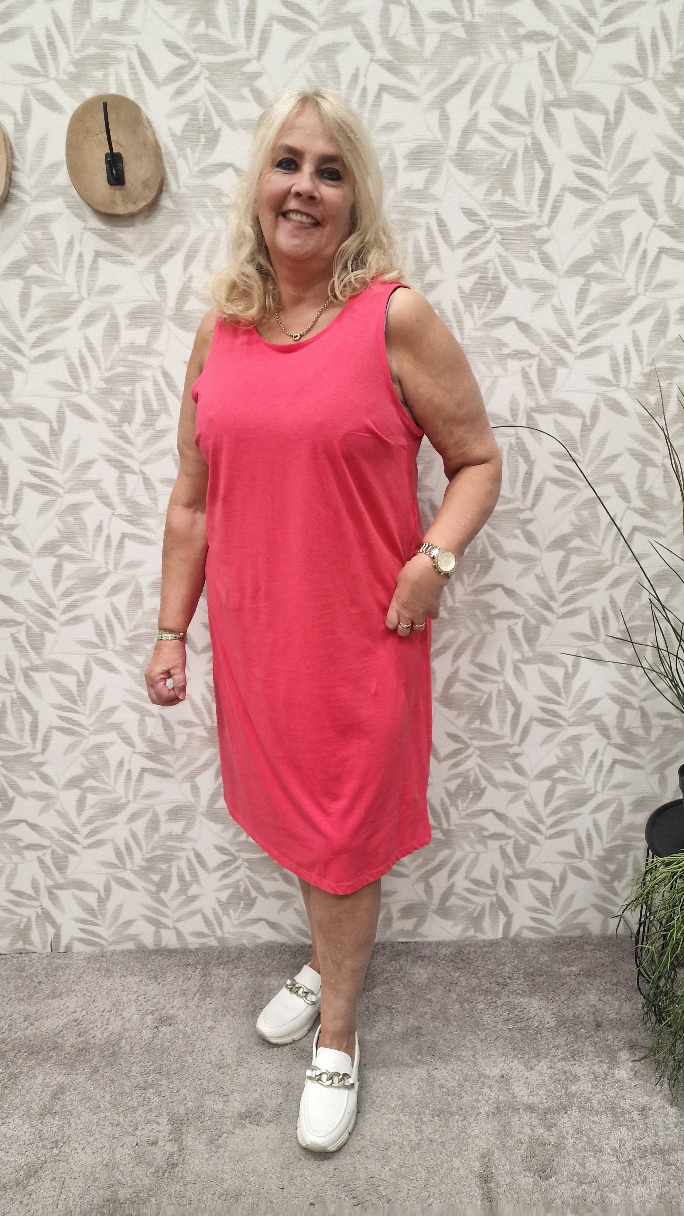 Knot Dress Carmartha Teaberry t/m 54