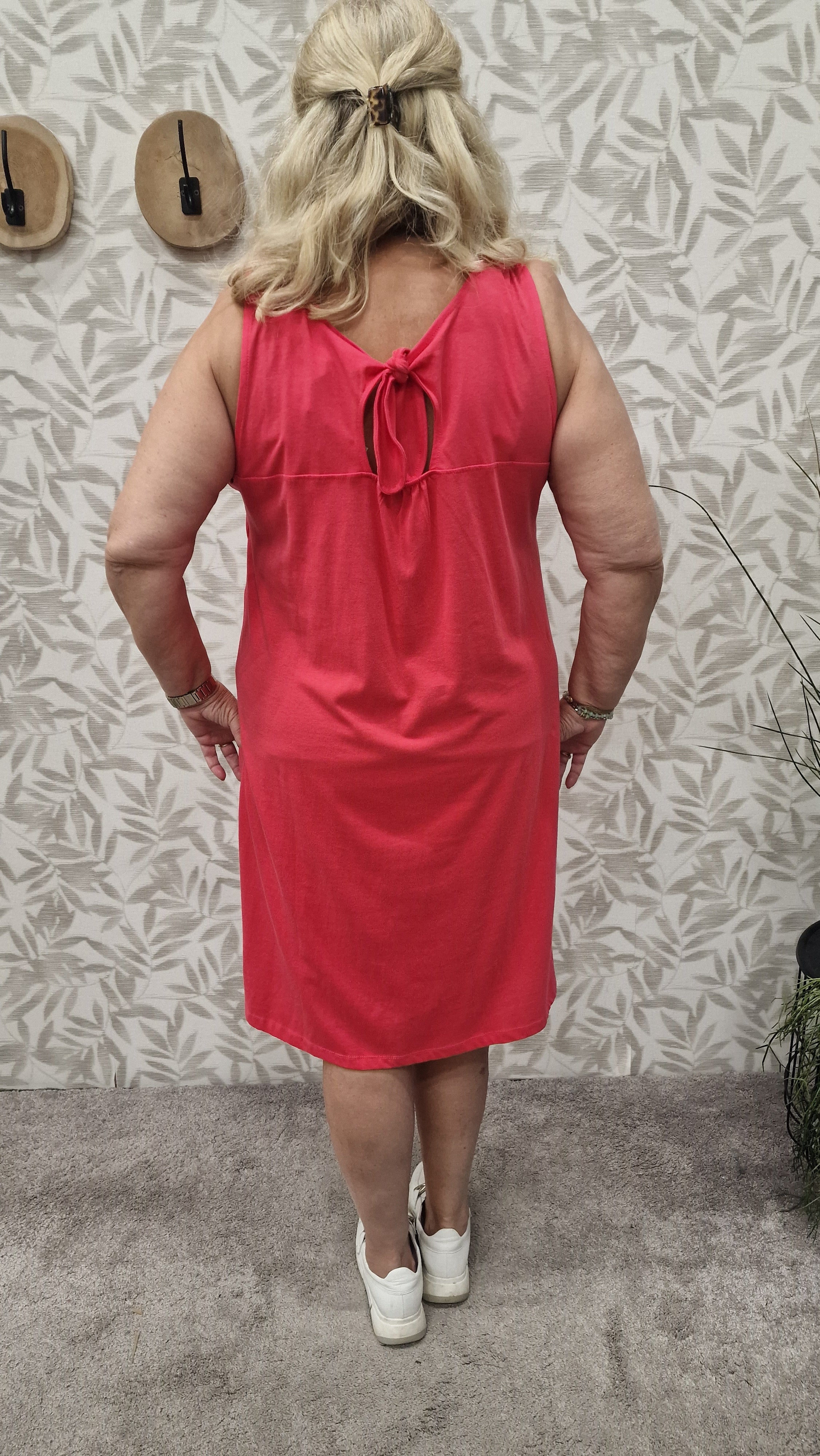 Knot Dress Carmartha Teaberry t/m 54