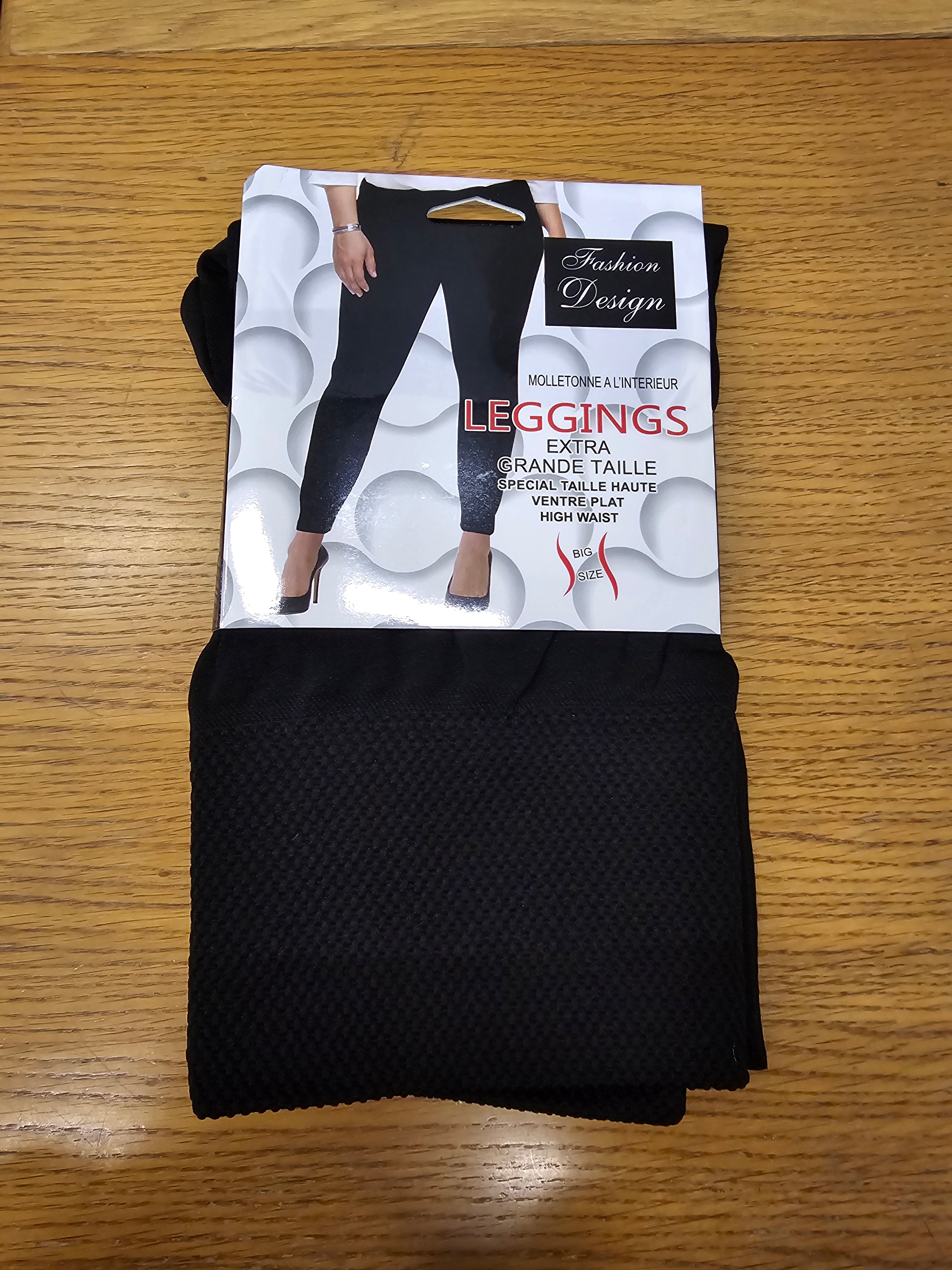 Tientje Legging Zwart t/m 50