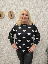 Trui Carmontana hart Zwart