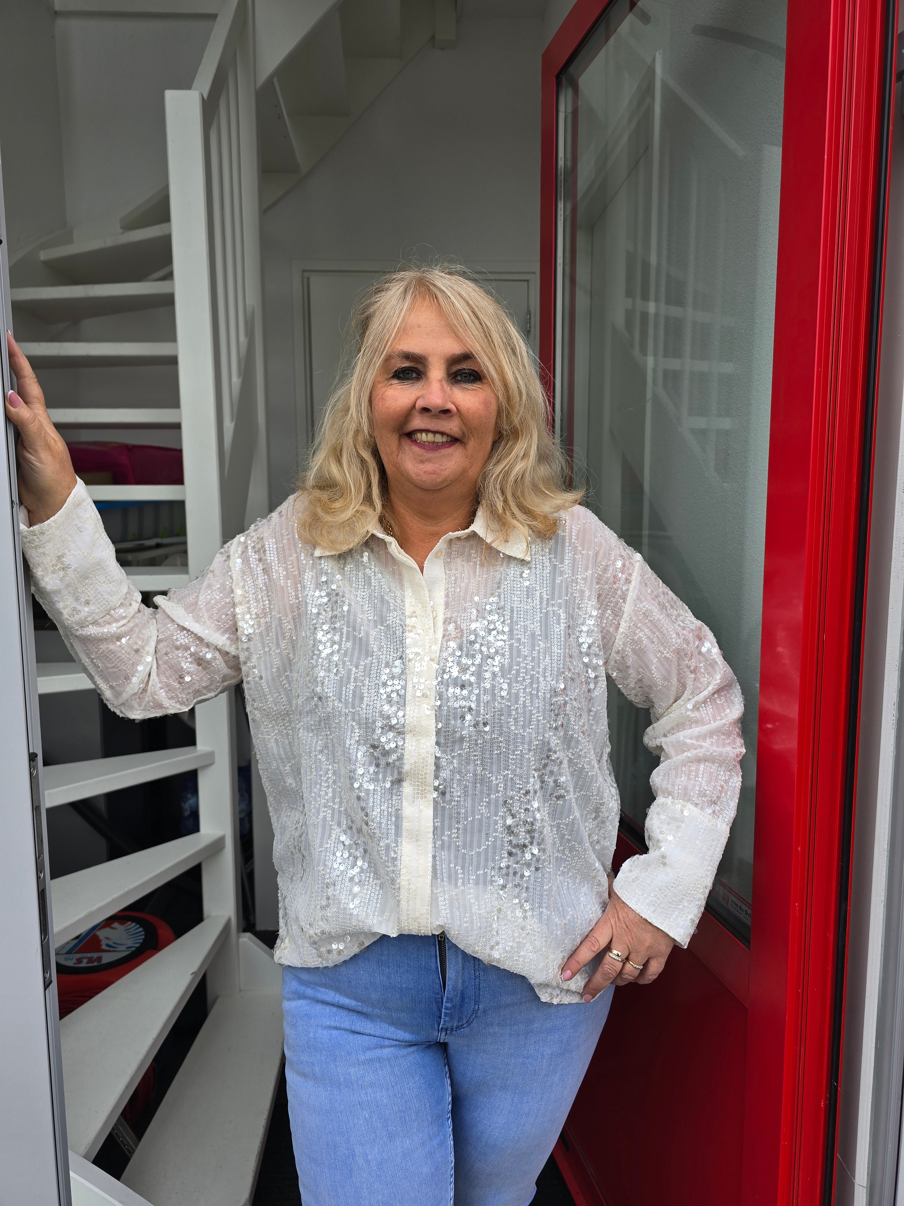 Blouse VMC Sus Paillet Birch