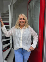 Blouse VMC Sus Paillet Birch