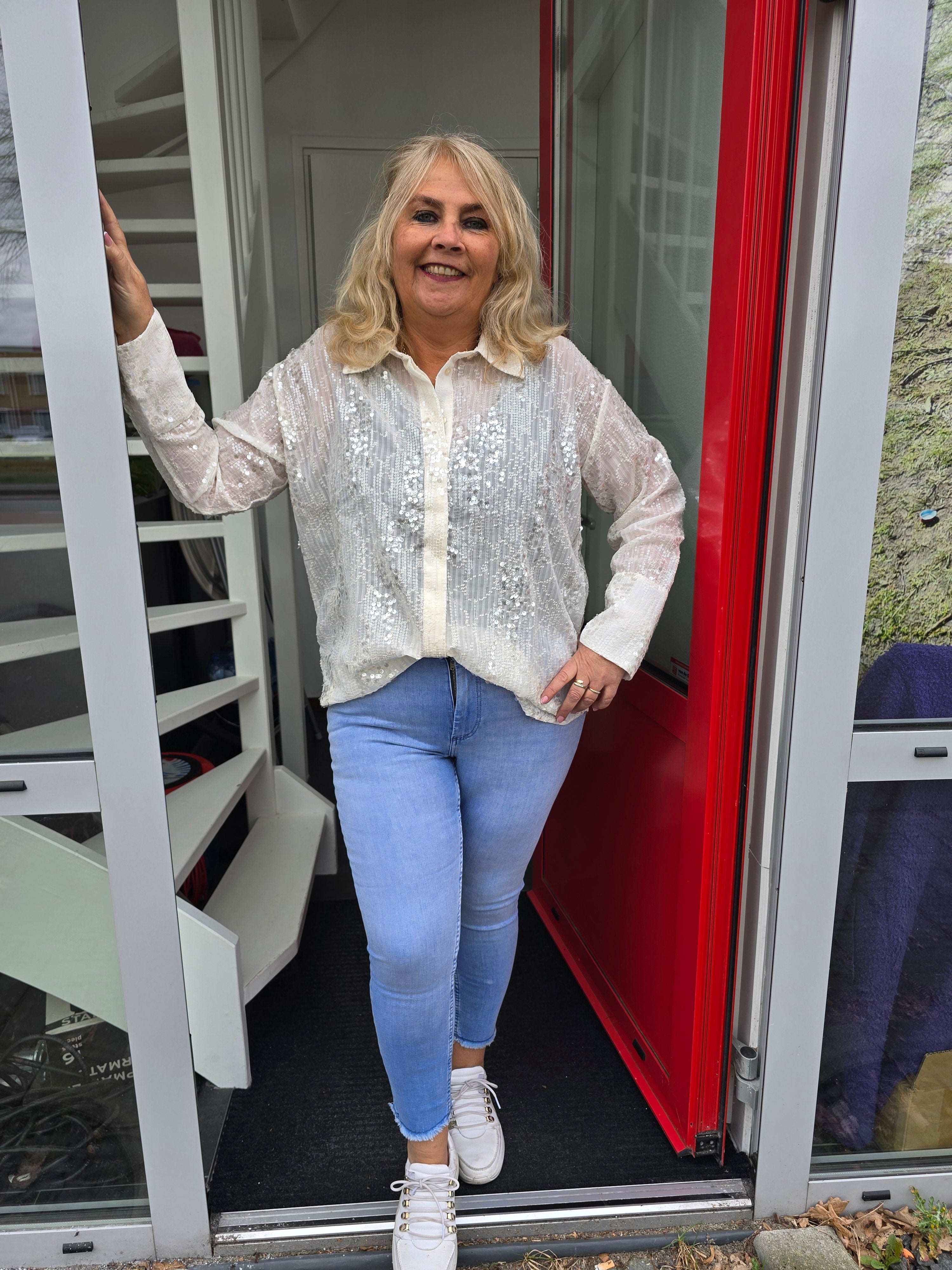 Blouse VMC Sus Paillet Birch