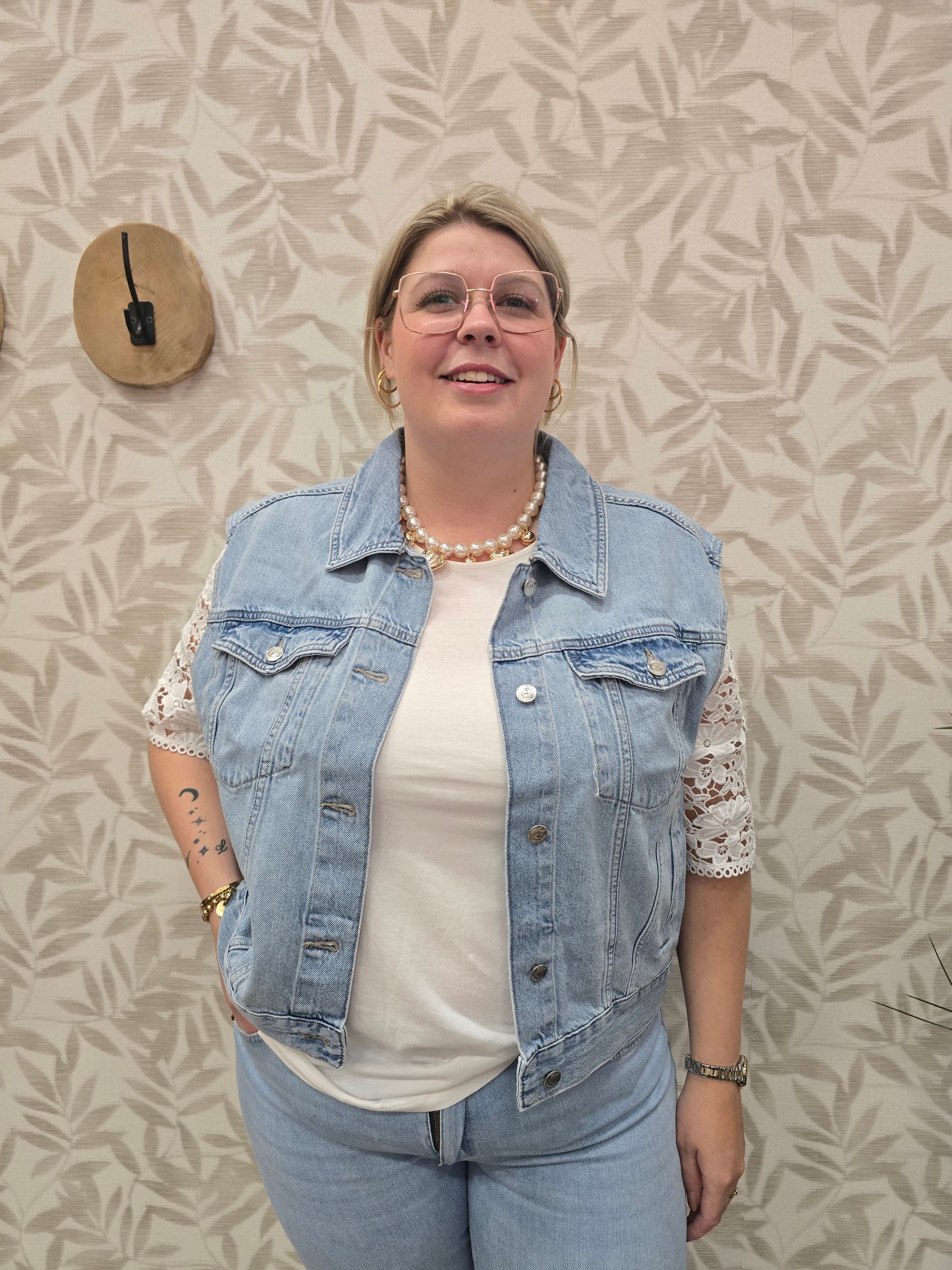 Gilet Carrobyn Light Blue Denim
