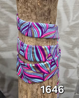 Lint 1646 Print Purple/Aqua/Gold