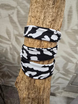 Lint 1649 Print Leopard Black/ White