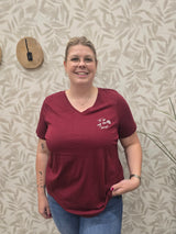 Shirt Carkallie Cabernet/Lips