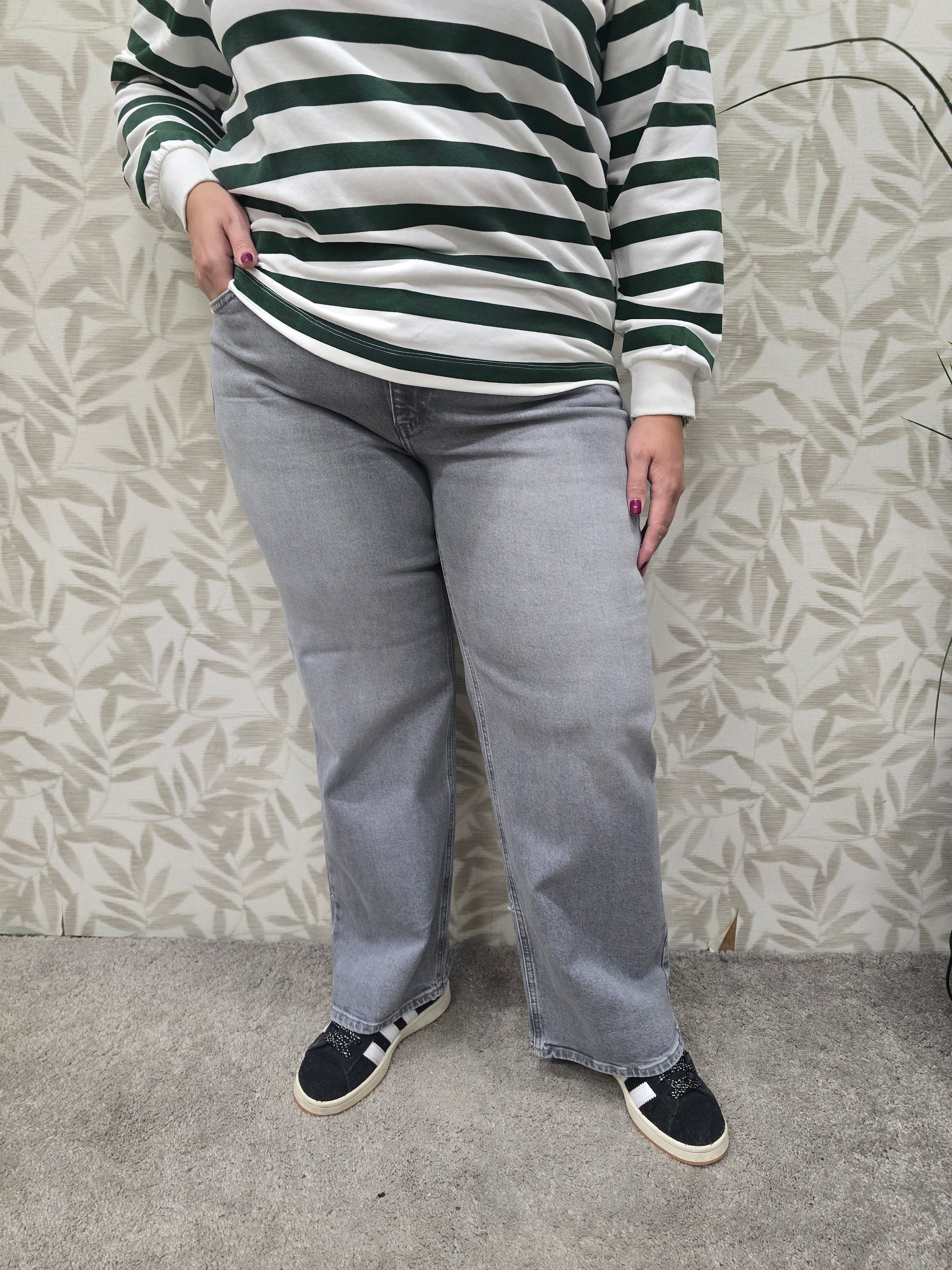 Jeans Carjuicy HW wide leg (REA707) Grey denim LM30