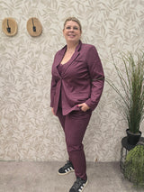 Broek Carhattie HW Mauve Wine Melange
