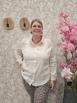 Blouse VMC floretta LS Birch/Glitter