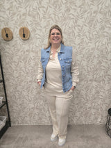 Broek Wide Cargretchen Birch