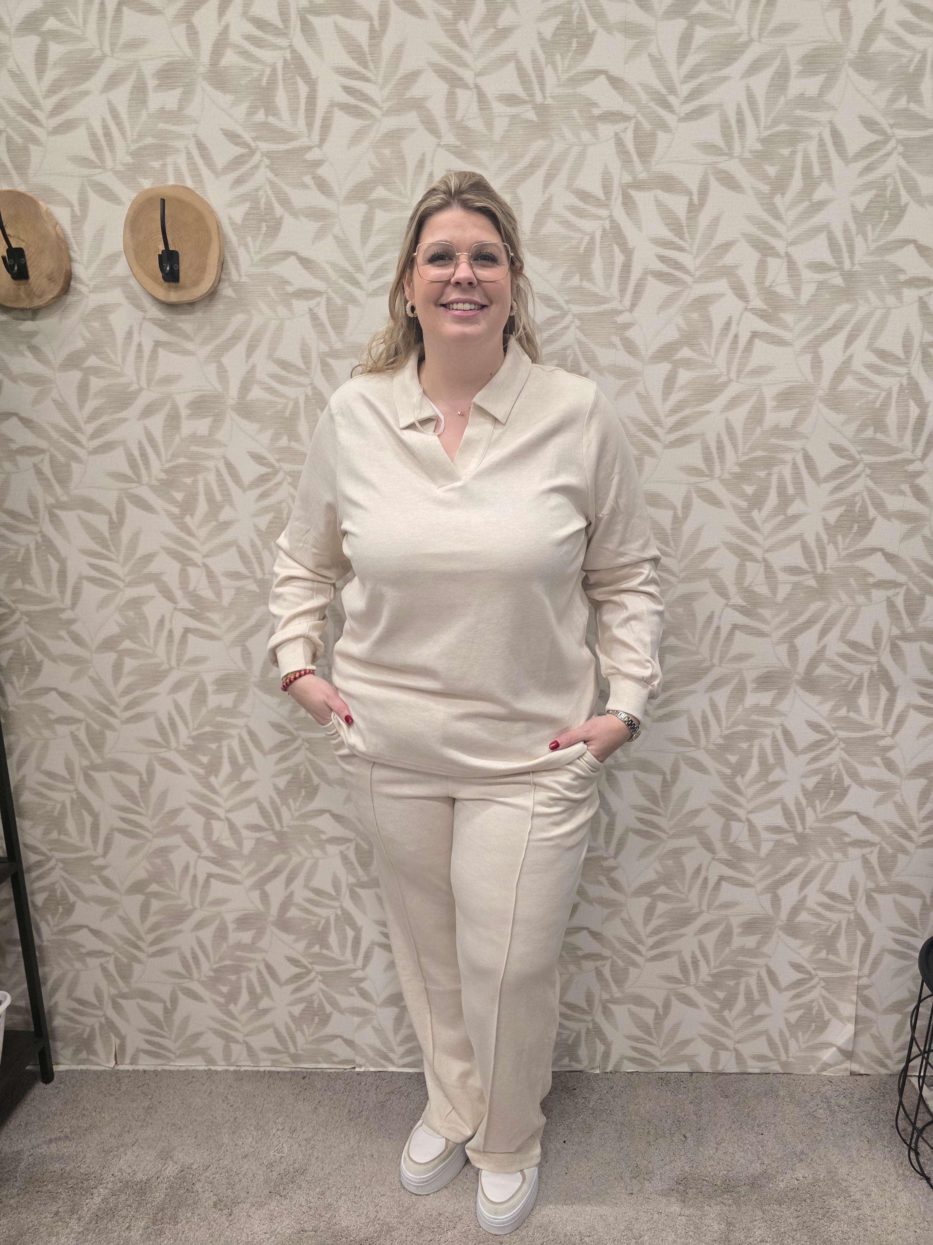 Broek Wide Cargretchen Birch