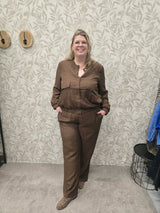 Broek VMC Jasmina Chocolate