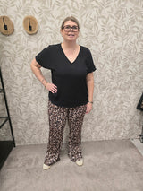 Rib Flair legging Caranna print leo