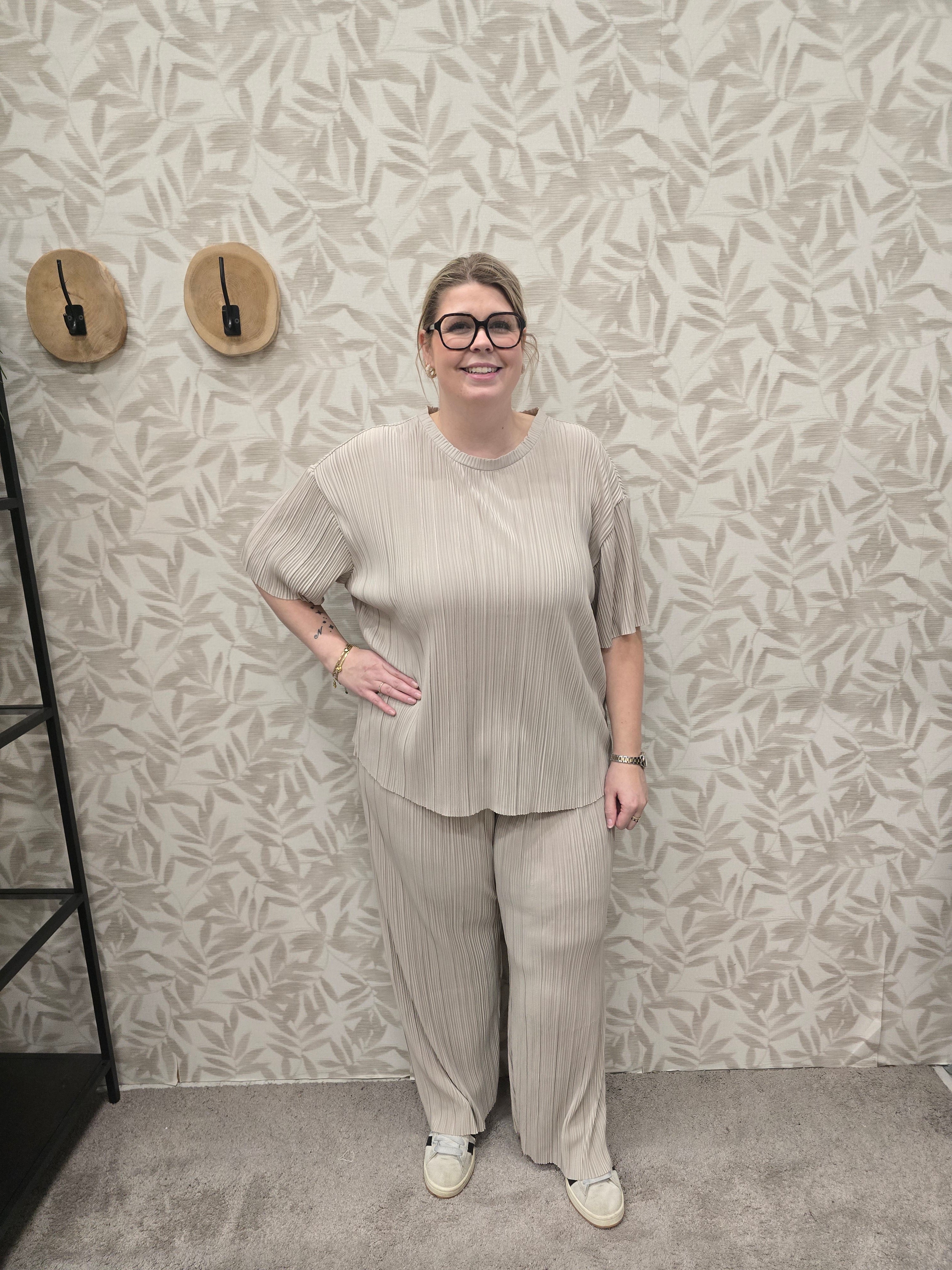 Plisse Broek Carravenna Peyote