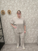 Plisse Broek Carravenna Peyote