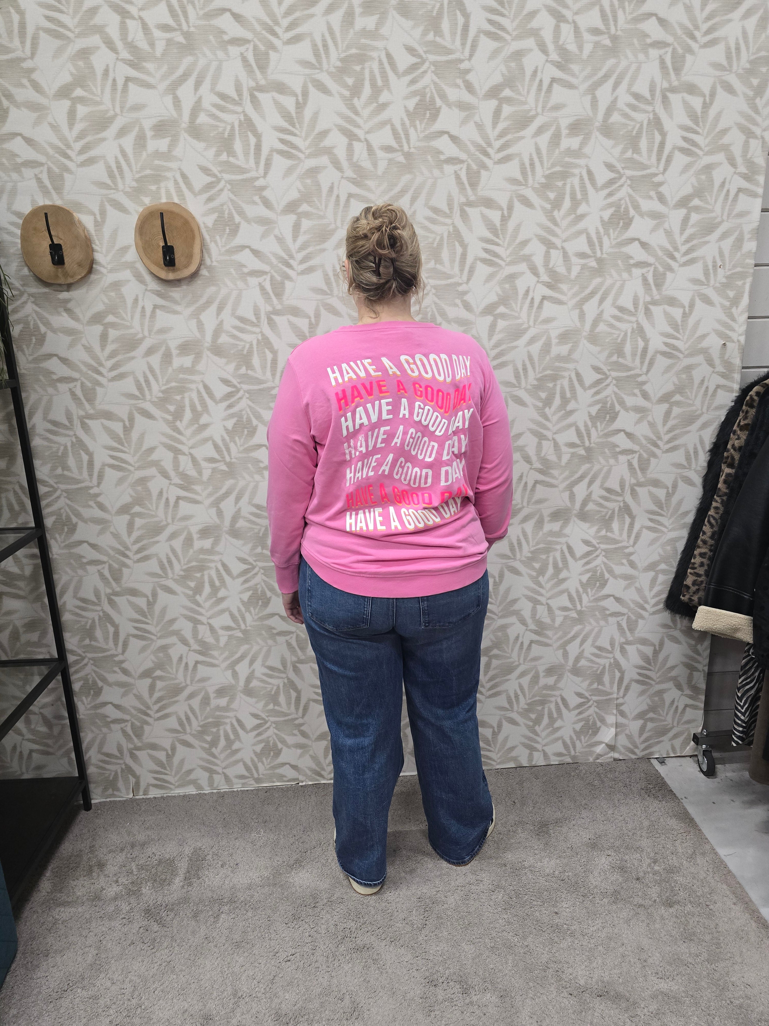 Sweat trui Carmaya Wild Orchid