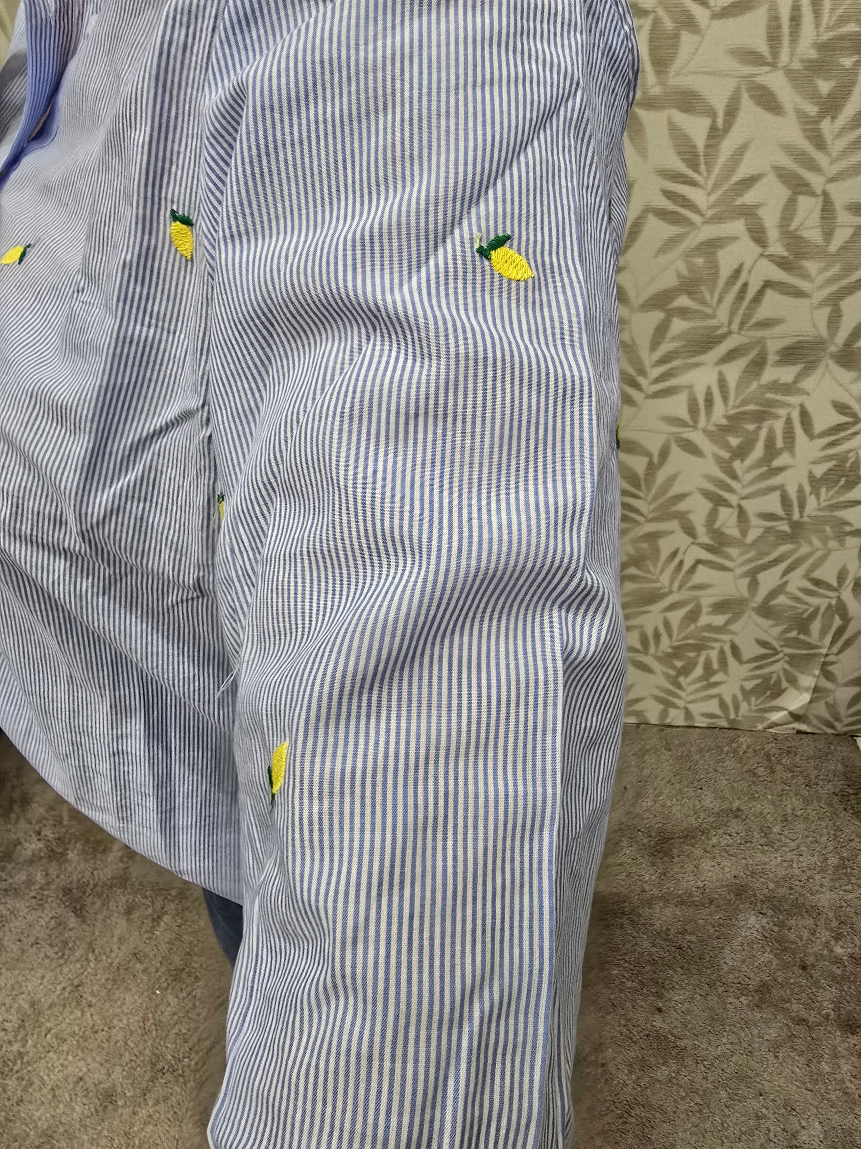 Blouse Carnew Lina Chambray/Lemon