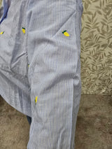 Blouse Carnew Lina Chambray/Lemon