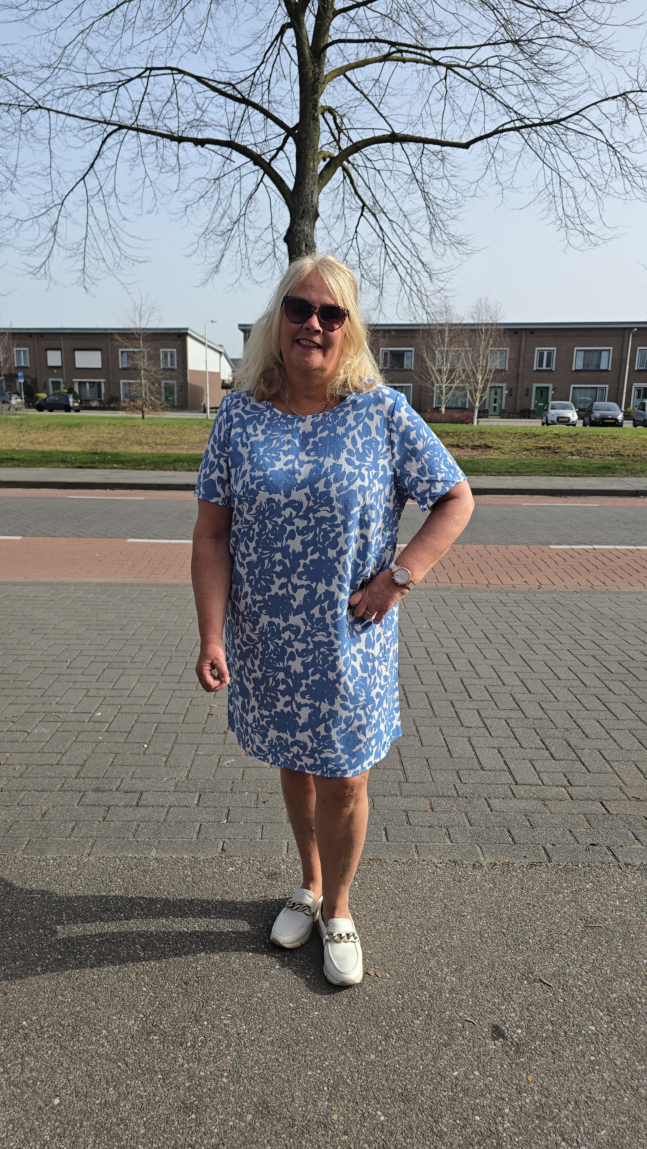 Tuniek Carlux Life print Riviera/Forest Flo