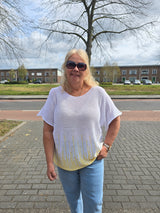 Shirt Mona Geel t/m 50
