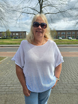 Shirt Mona Licht Blauw t/m 50