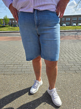 Wide Short Carsonny light blue denim