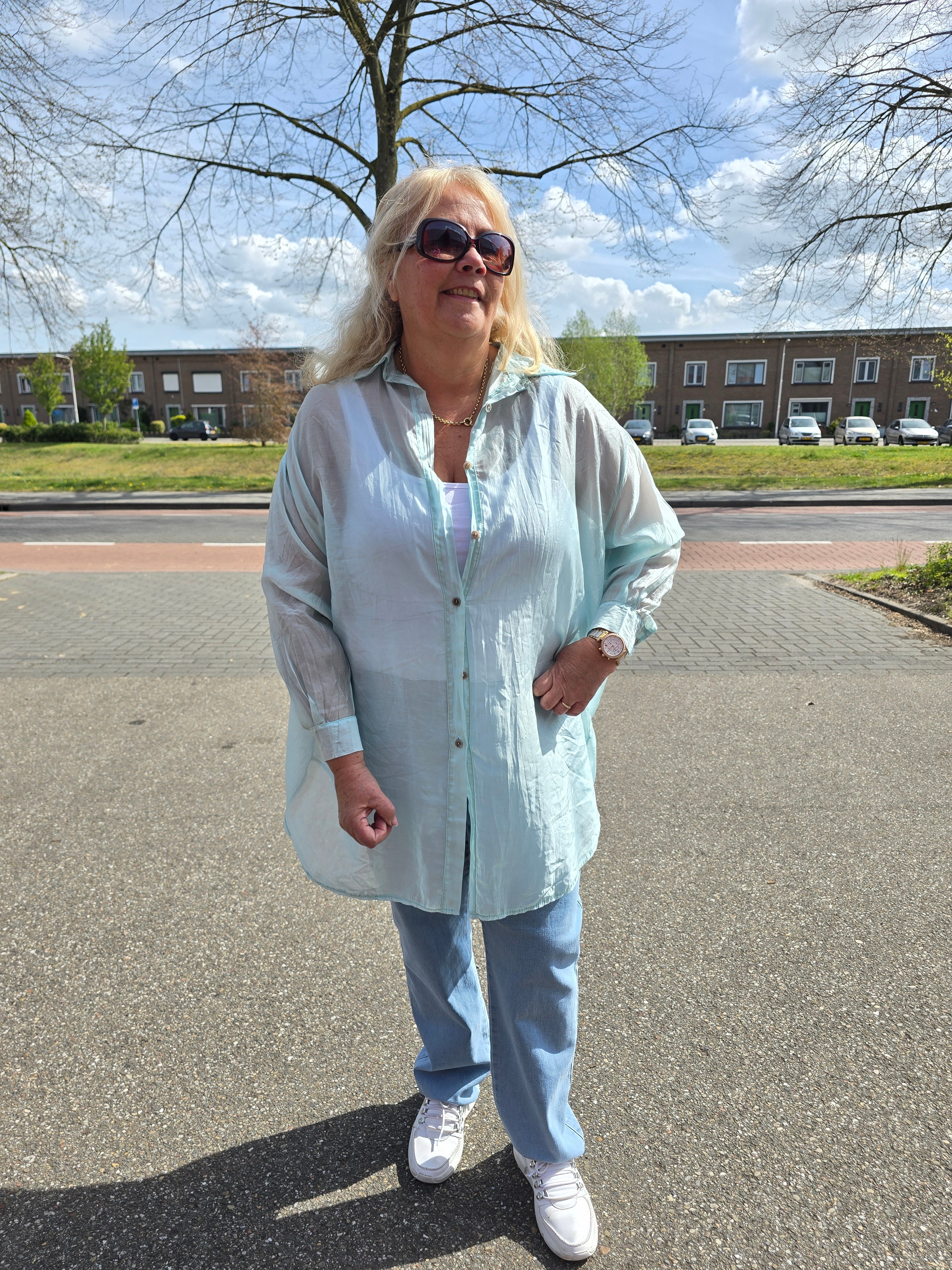 Lange Blouse Lindy Mint t/m 52