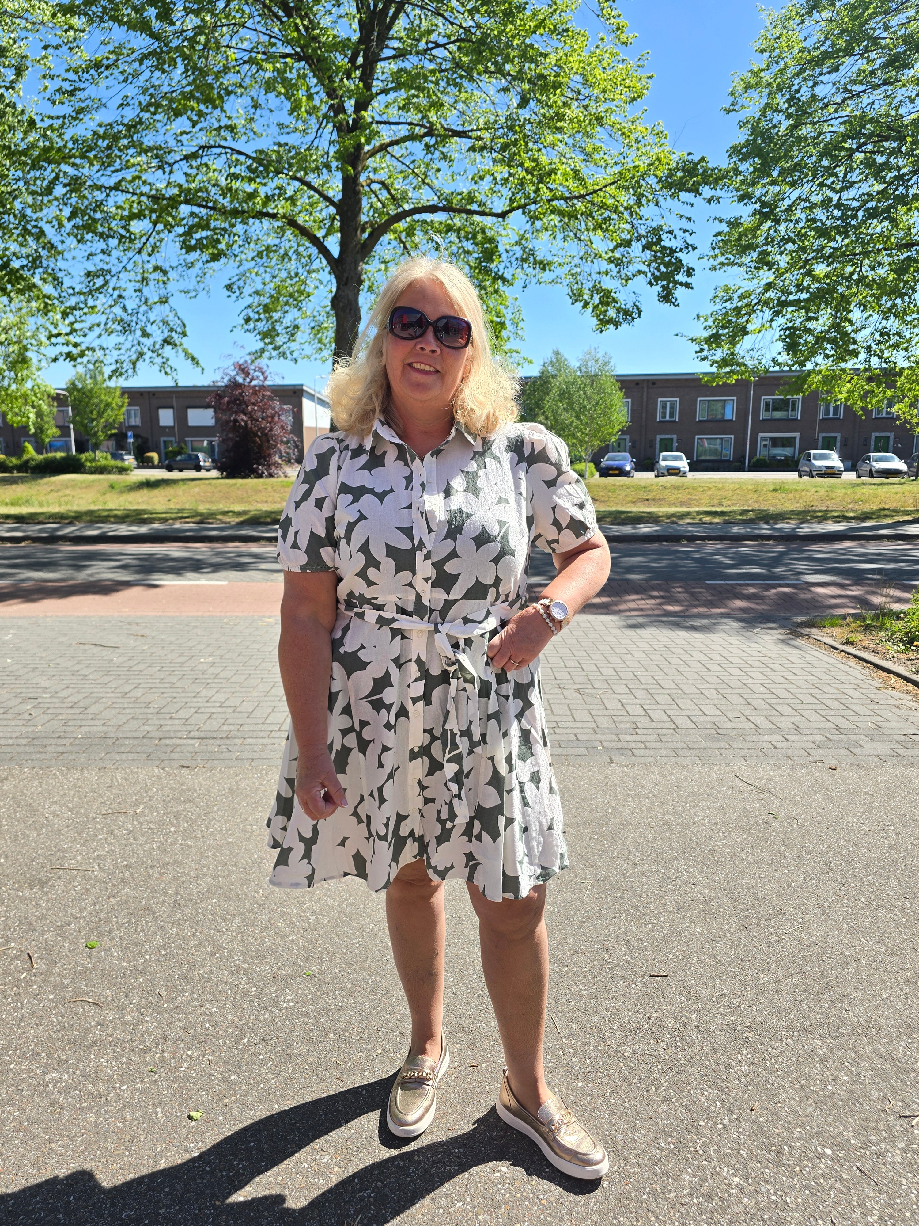 Jurk VMC Dicthe print Bloem Laurel Weart