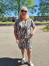 Korte Broek VMC Mymlo print zebra Silver Lining