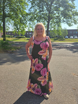 Singlet Maxi Dress VMC Ismene Print Rifle Green
