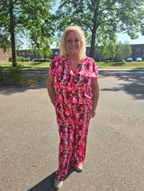 Shirt Carshilla Print Splash Rosy Rosebloom