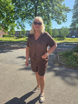 Knoop Blouse Carevalou Chocoalte Martini