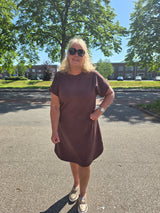 Sweat Jurk Carlise Chocolate Martini