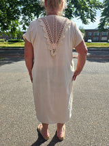 Jurk Minala Beige t/m 48