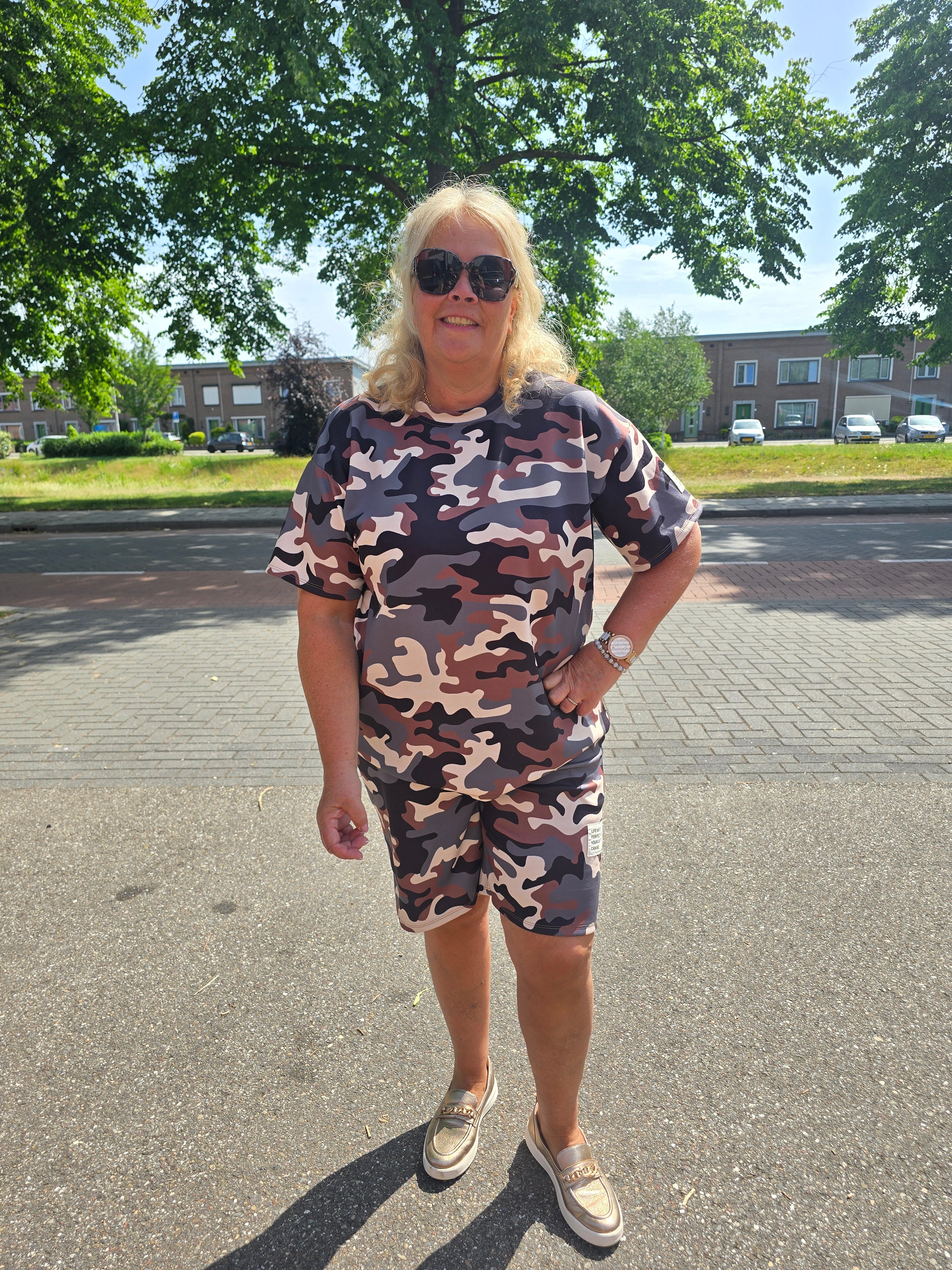 2 delige Original Comfy Set Army Zwart t/m 48