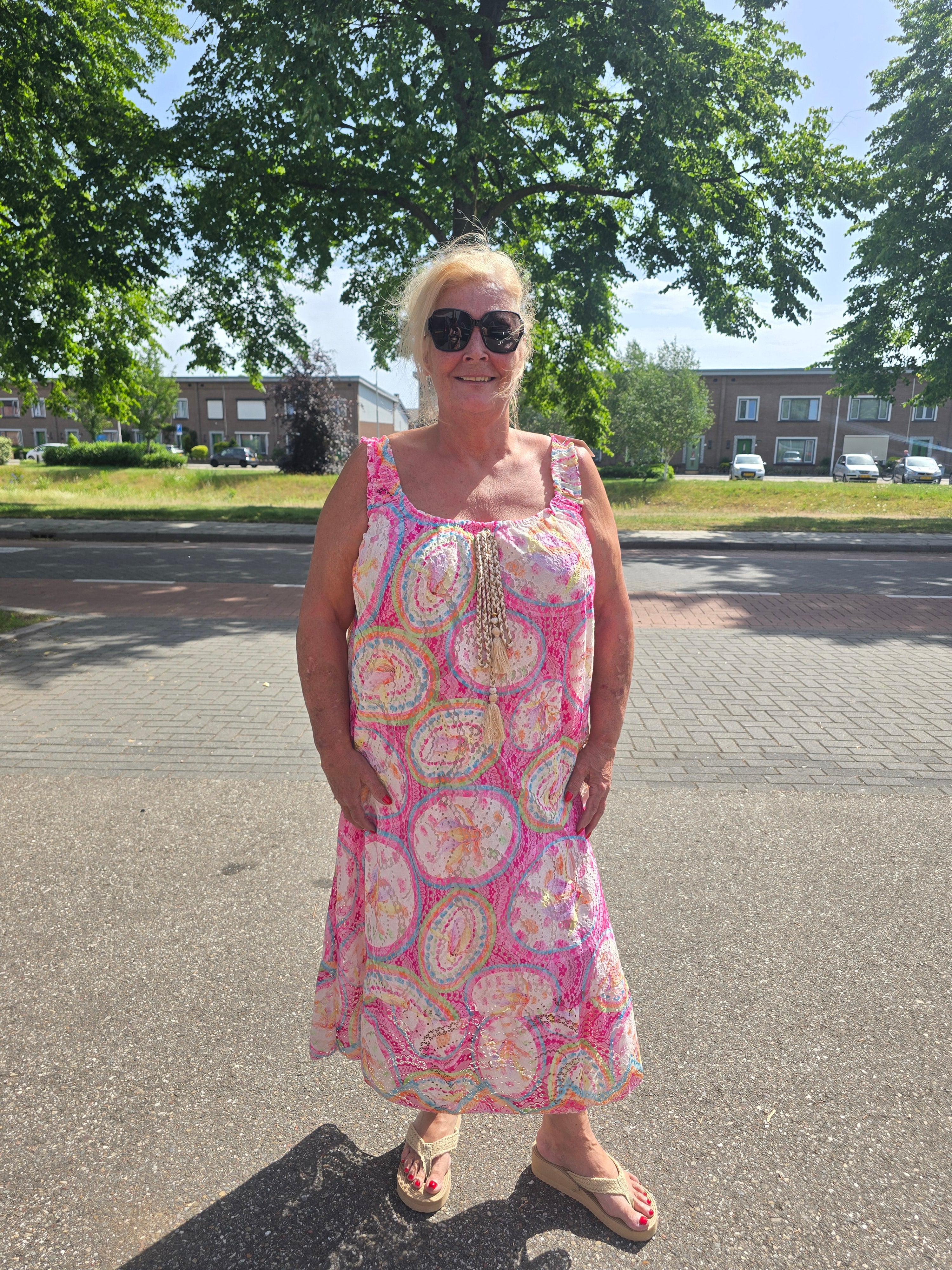 Jurk Mogan Roze t/m 50