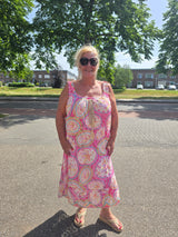 Jurk Mogan Roze t/m 50