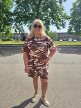 2 delige Original Comfy Set Army Bruin t/m 48