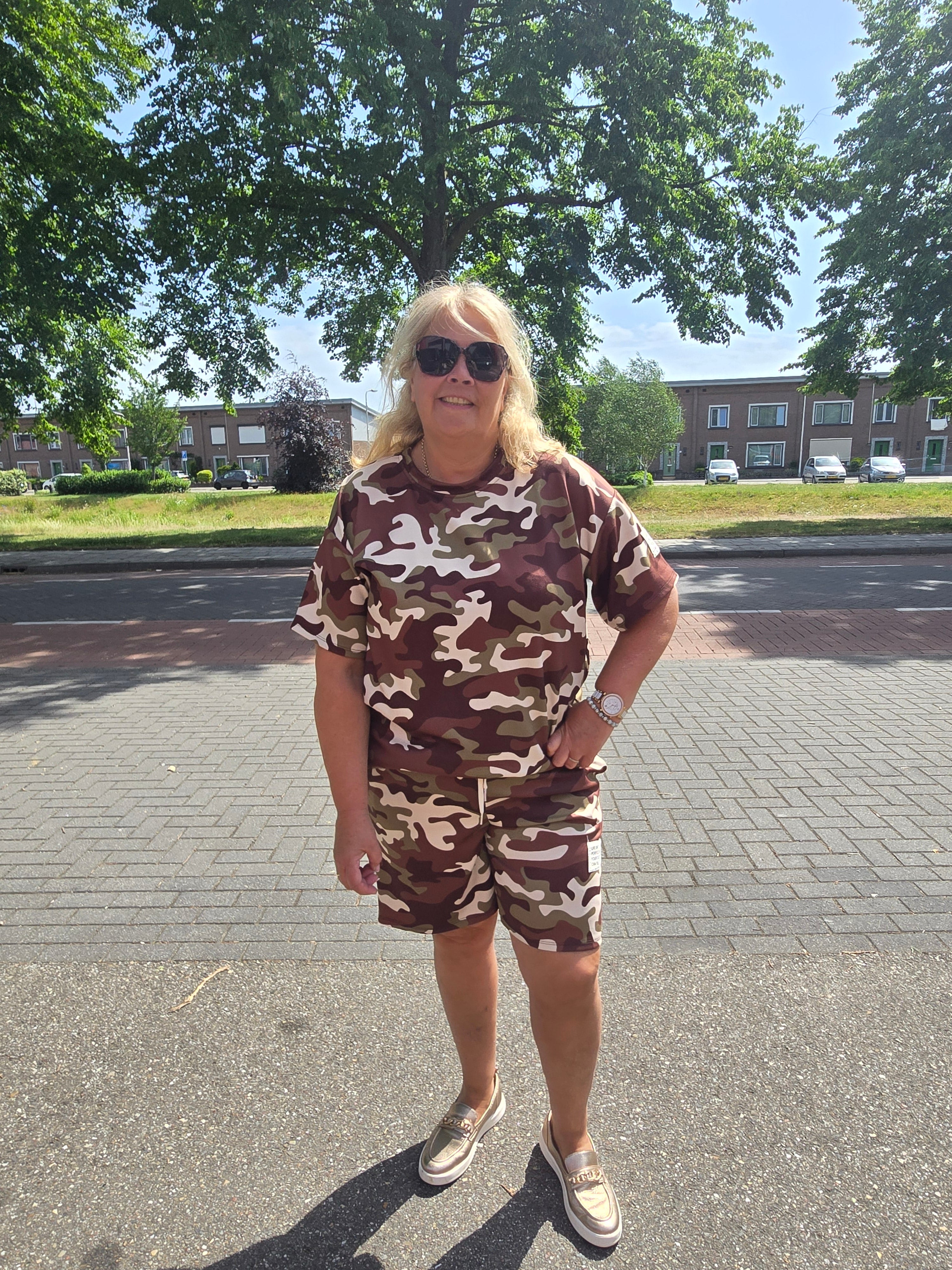 2 delige Original Comfy Set Army Groen t/m 48